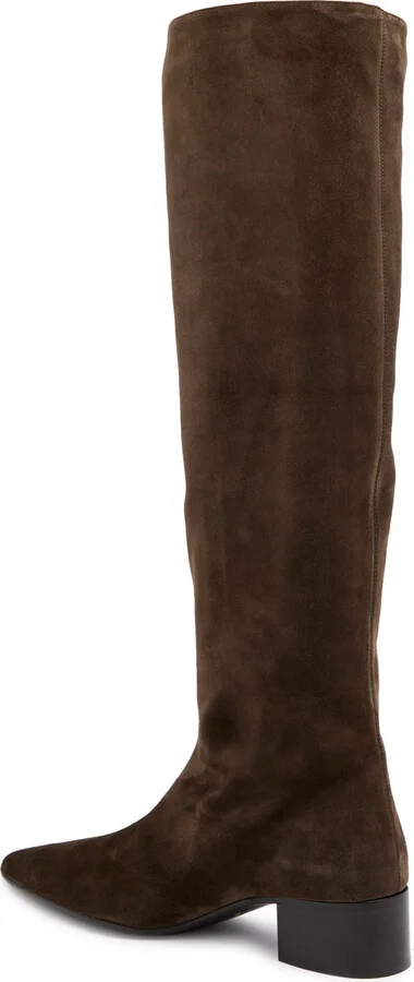 Khaite Andee 40 Suede Knee-high Boots - Image 2