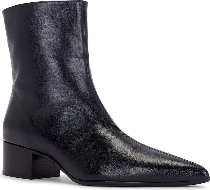KHAITE Andee Ankle Boot in Black - Image 2
