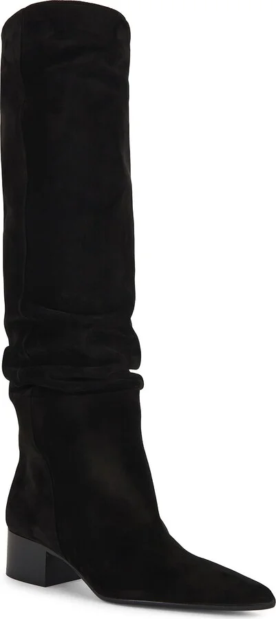 KHAITE Andee Over The Knee Slouchy Boot in Black - Image 2