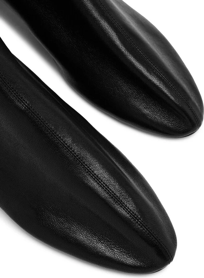 Khaite Apollo 25 Leather Ankle Boots - Image 3