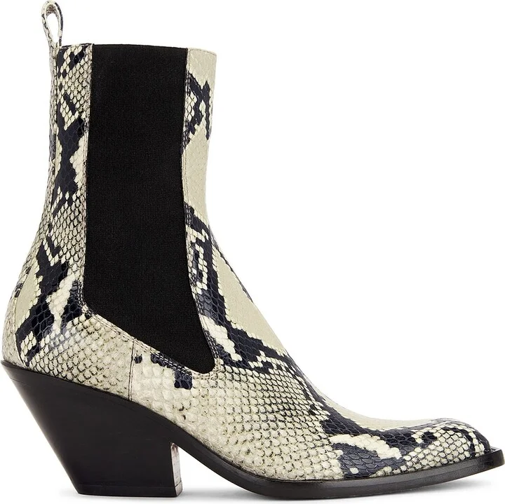 KHAITE Austin Ankle Boot in Grey