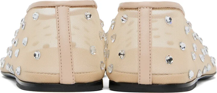 KHAITE Beige 'The Marcy' Ballerina Flats - Image 2