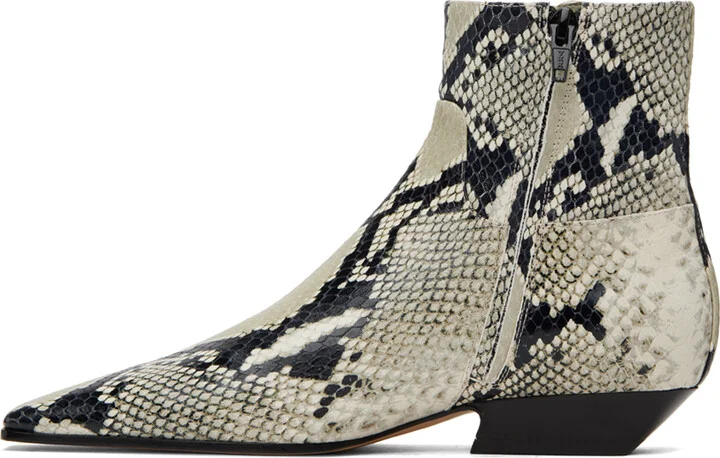 KHAITE Beige 'The Marfa' Boots - Image 3
