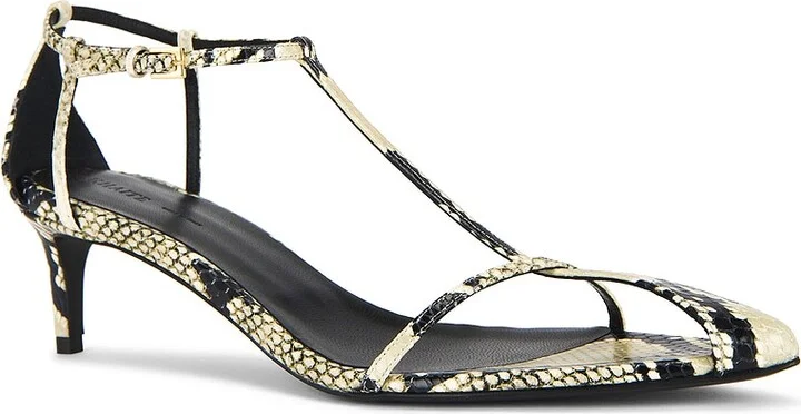 KHAITE Bella T-strap 45 Sandal in Cream - Image 2