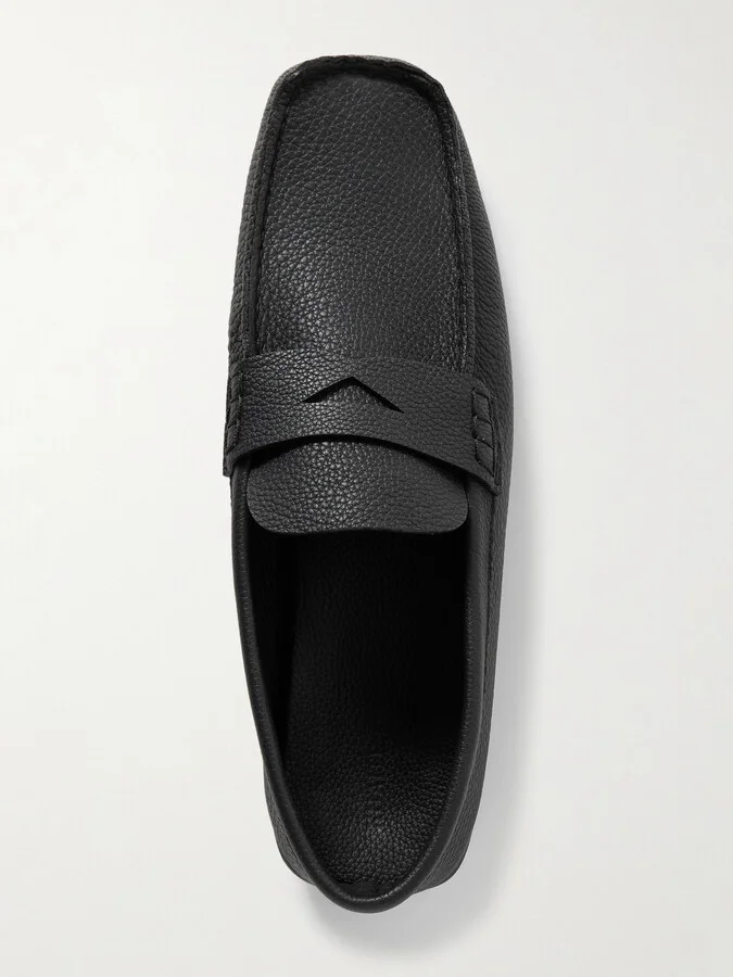 KHAITE - Billy Textured-leather Loafers - Black - Image 5