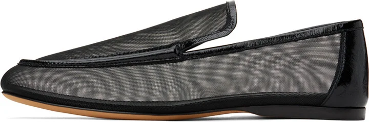 KHAITE Black Alessia Loafers - Image 3