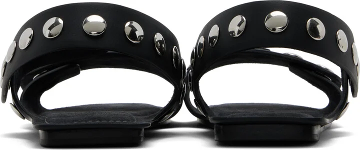 KHAITE Black Boden Sandals - Image 2