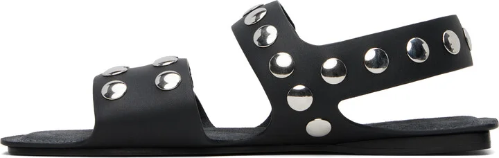 KHAITE Black Boden Sandals - Image 3