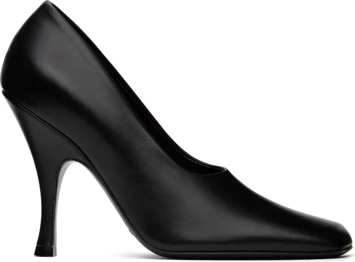 KHAITE Black Eva Heels