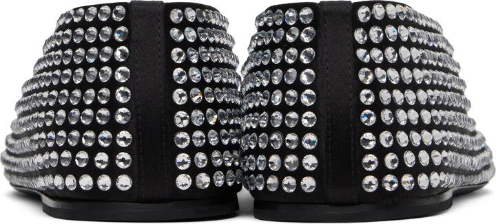 KHAITE Black Marcy Ballerina Flats - Image 2