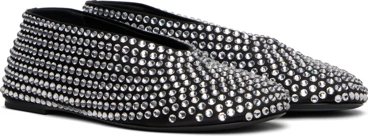 KHAITE Black Marcy Ballerina Flats - Image 4