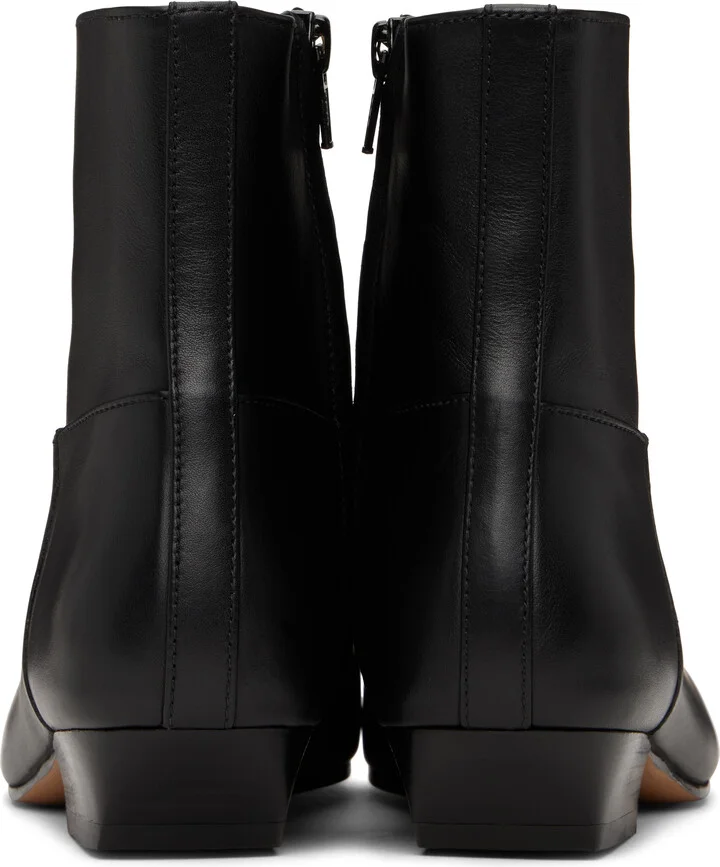 KHAITE Black Marfa Ankle Boots - Image 2