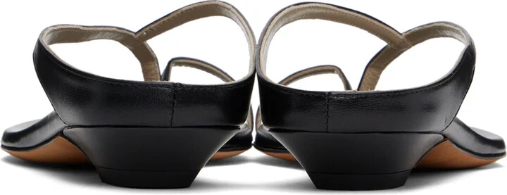 KHAITE Black Marion Sandals - Image 2