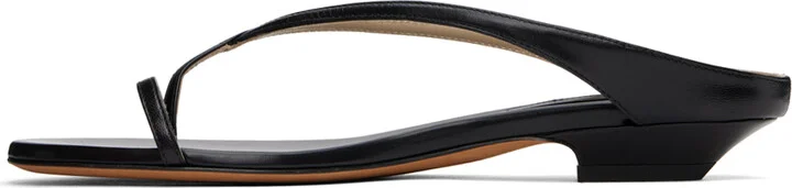 KHAITE Black Marion Sandals - Image 3
