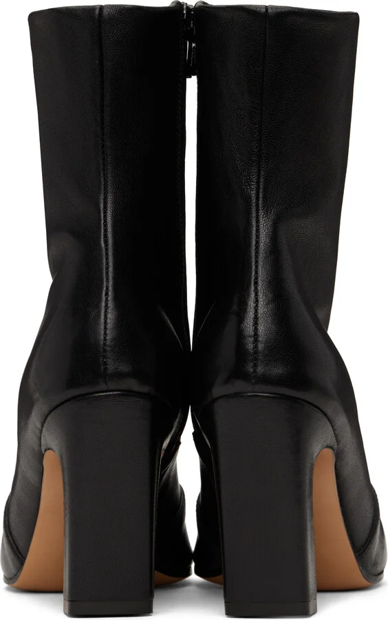 KHAITE Black Nevada Stretch High Boots - Image 2