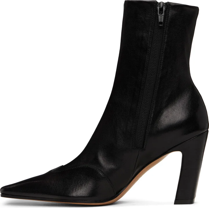 KHAITE Black Nevada Stretch High Boots - Image 3