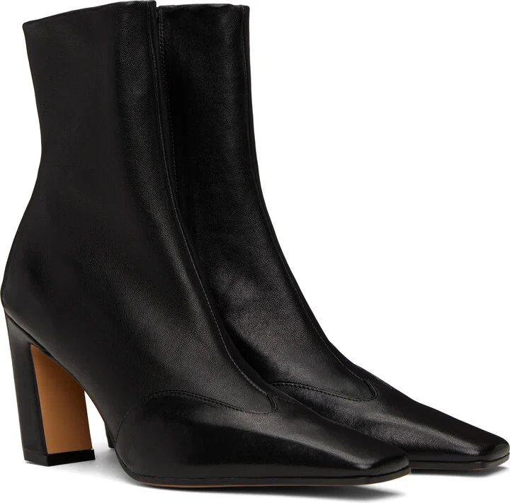 KHAITE Black Nevada Stretch High Boots - Image 4