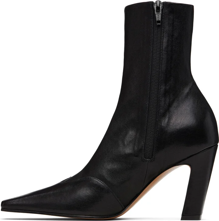 KHAITE Black Nevada Stretch High Boots - Image 3