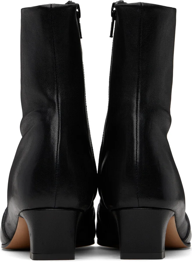 KHAITE Black Nevada Stretch Low Boots - Image 2