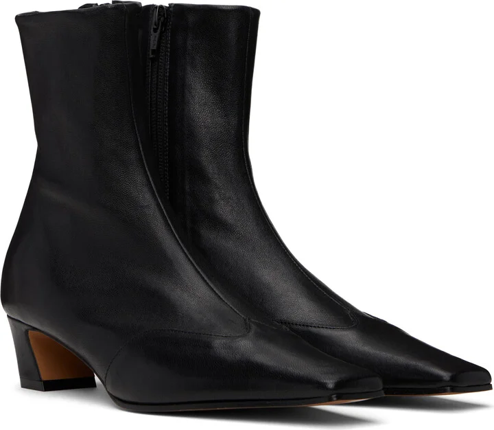 KHAITE Black Nevada Stretch Low Boots - Image 4