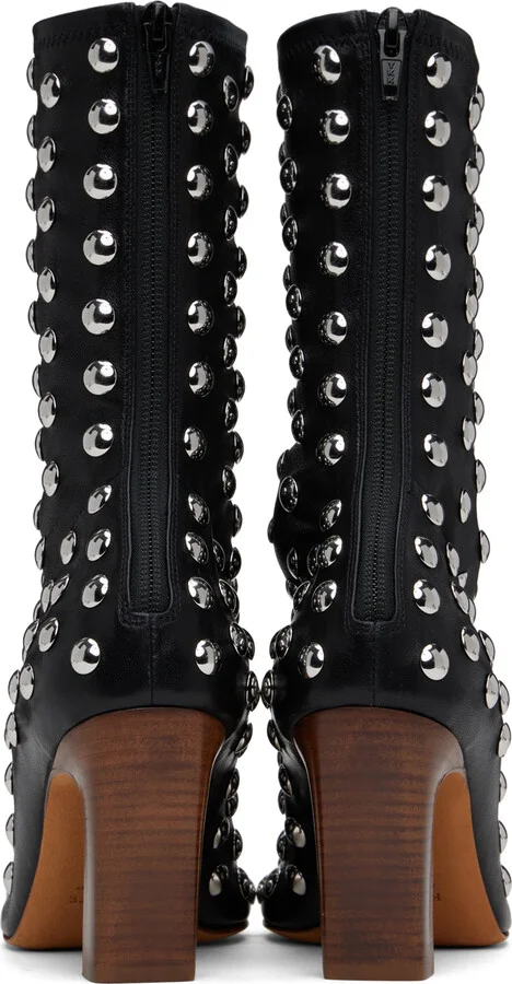 KHAITE Black 'The Apollo Heel' Boots - Image 2
