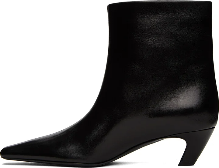 KHAITE Black 'The Arizona' Boots - Image 3