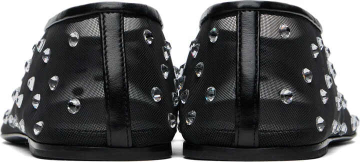 KHAITE Black 'The Marcy' Ballerina Flats - Image 2