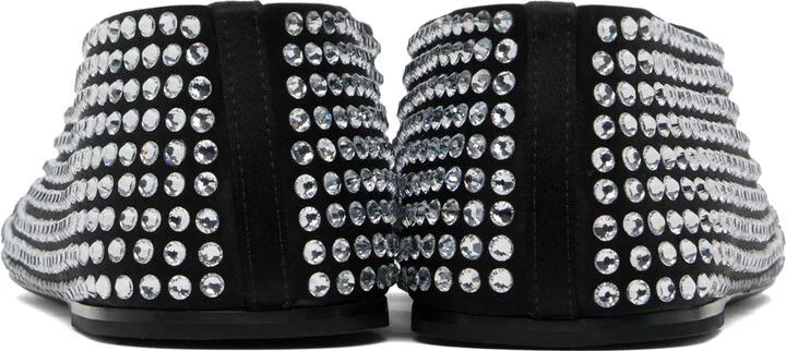 KHAITE Black 'The Marcy' Ballerina Flats - Image 2