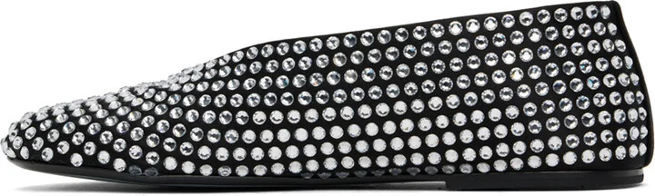 KHAITE Black 'The Marcy' Ballerina Flats - Image 3