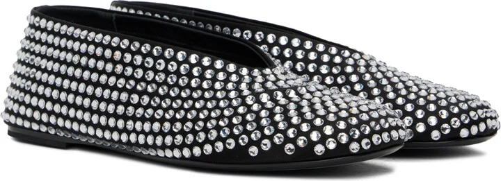 KHAITE Black 'The Marcy' Ballerina Flats - Image 4