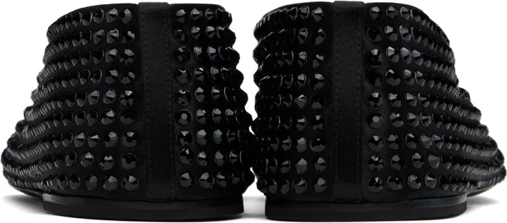 KHAITE Black 'The Marcy' Ballerina Flats - Image 2