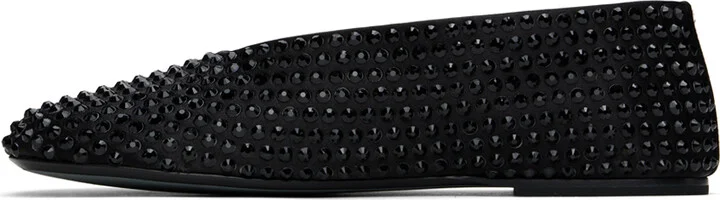 KHAITE Black 'The Marcy' Ballerina Flats - Image 3