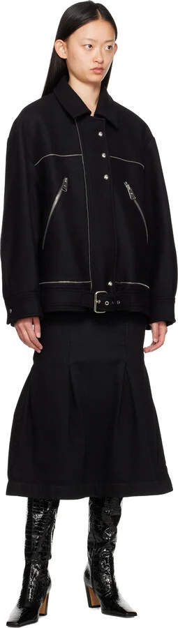 KHAITE Black 'The Marfa' Over-The-Knee Boots - Image 5
