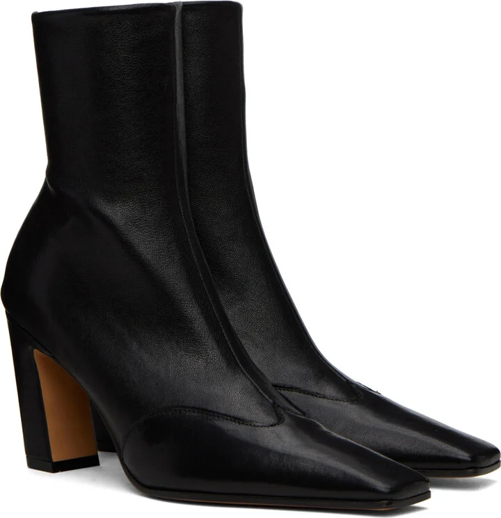 KHAITE Black 'The Nevada' Boots - Image 4