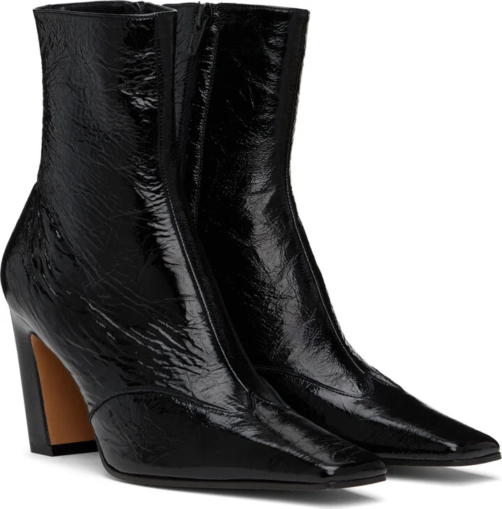 KHAITE Black 'The Nevada' Boots - Image 4