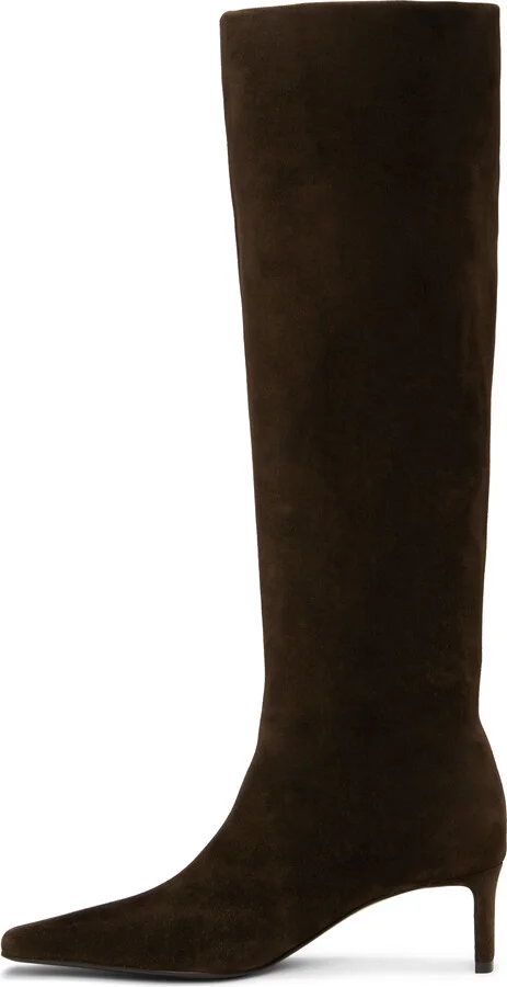 KHAITE Brown Ona Knee-High Tall Boots - Image 3