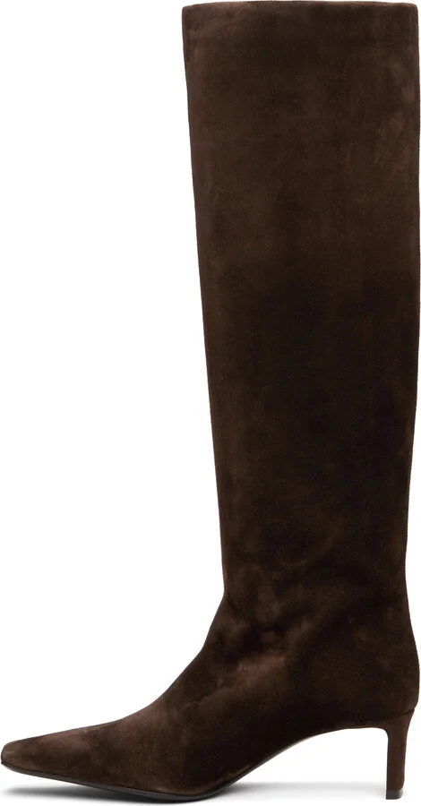KHAITE Brown Ona Knee-High Tall Boots - Image 3