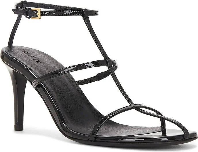 KHAITE Cage 75 Sandal in Black - Image 2