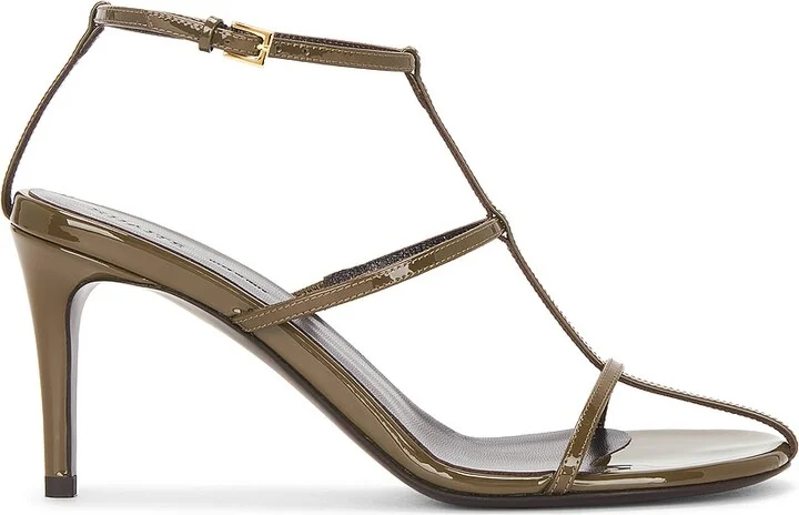 KHAITE Cage 75 Sandal in Olive