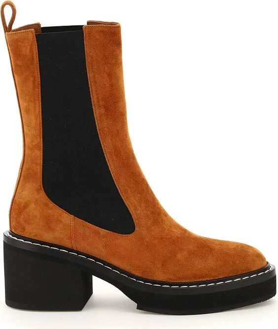 Khaite Calgary Block Heel Boots