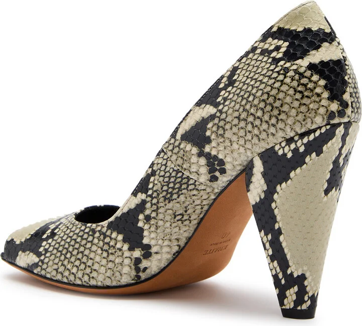 Khaite Cedar 90 Python-effect Leather Pumps - Image 2