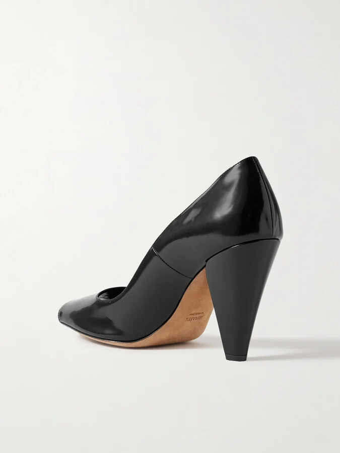 KHAITE - Cedar Glossed-leather Pumps - Black - Image 3