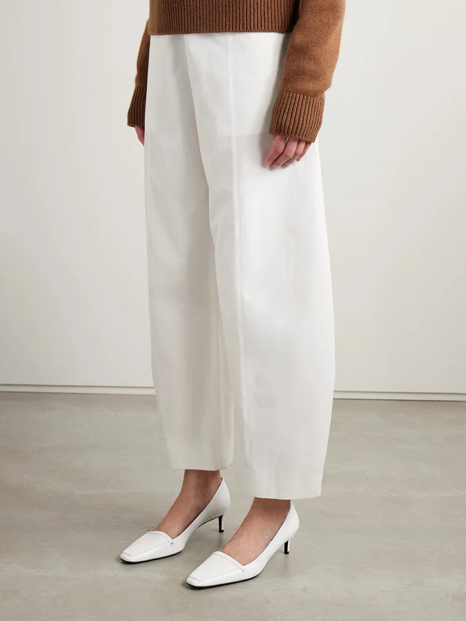 KHAITE - Celia Leather Pumps - White - Image 2