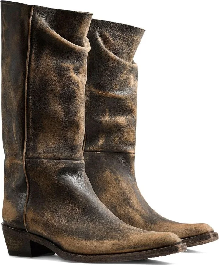 KHAITE Clive Leather Boots - Image 2