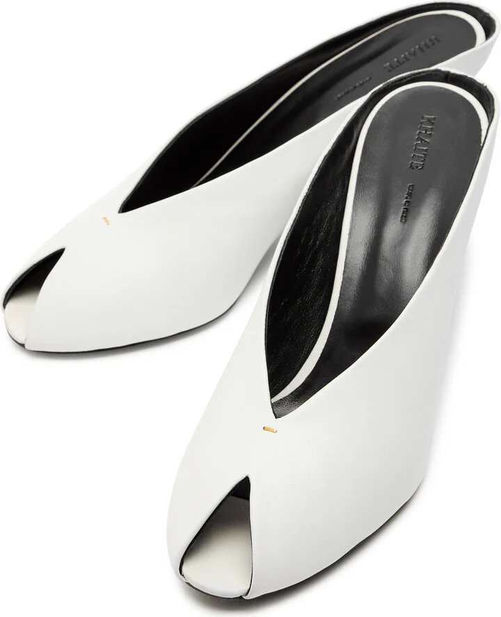 Khaite Cloak 75 Leather Mule - Image 3