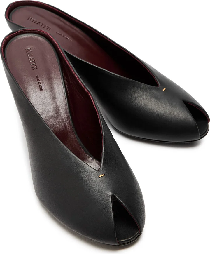 Khaite Cloak 75 Leather Mule - Image 6