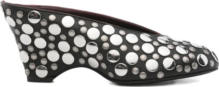 KHAITE Cloak Studded Mules