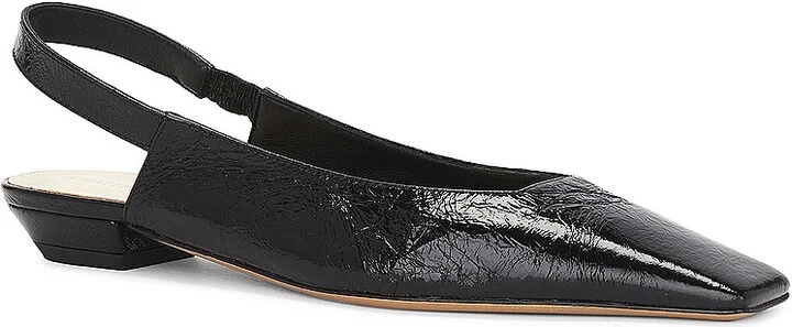KHAITE Colin Slingback Flat in Black - Image 2