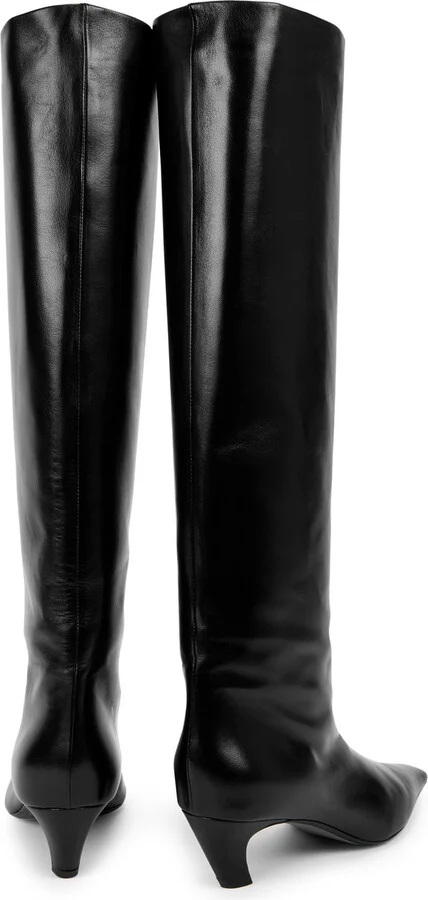 Khaite Davis 50 Leather Knee-high Boots - Image 3