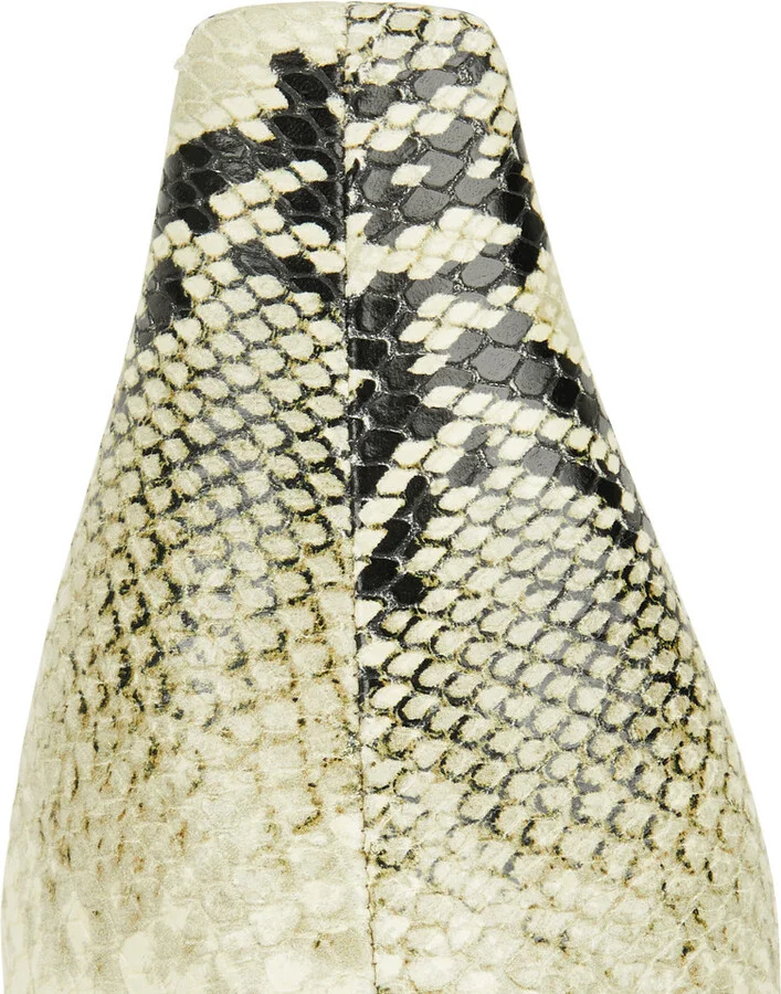 Khaite Davis 50 Python-effect Leather Knee-high Boots - Image 4